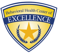 We are an officially recognized Behavioral Health Center of Excellence